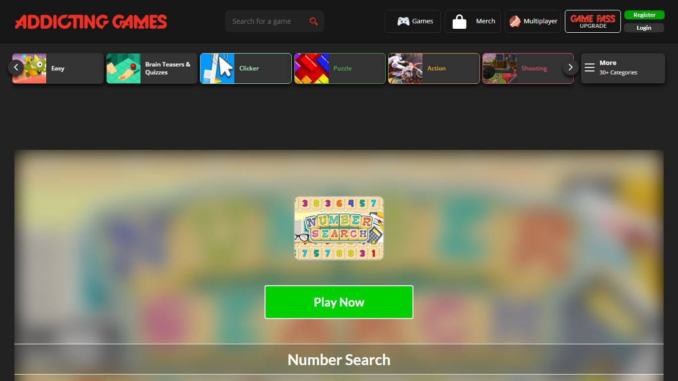 Number Search | Addicting Games